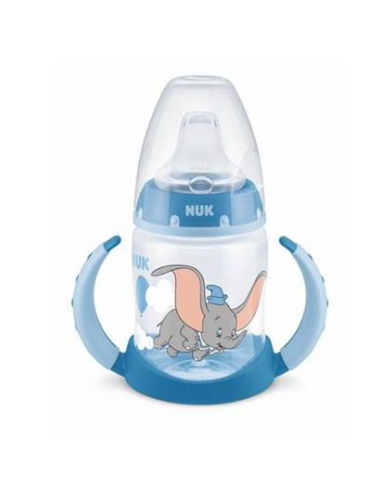 Biberon FC Temp Control Dumbo cu maner si tetina, 150 ml, NUK BABY PRODUCT GmbH