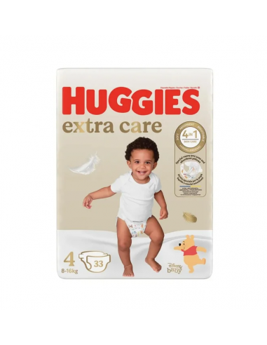 Huggies scutece extra care nr. 4, 33 bucati, KIMBERLY CLARK SUA