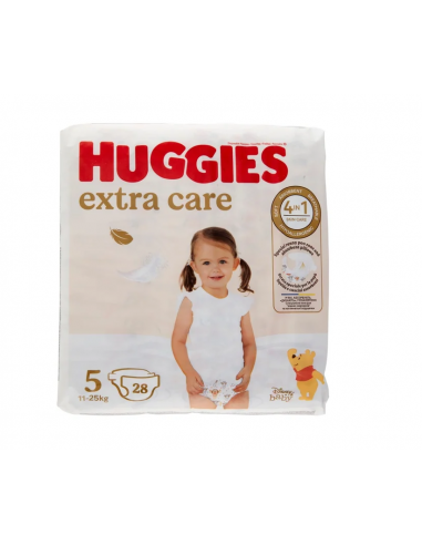 Huggies scutece extra care nr. 5, 28 bucati, KIMBERLY CLARK SUA