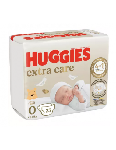 Huggies scutece extra care nr. 0, 25 bucati, KIMBERLY CLARK SUA