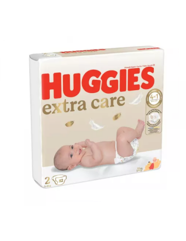 Huggies scutece extra care nr. 2, 82 bucati, KIMBERLY CLARK SUA