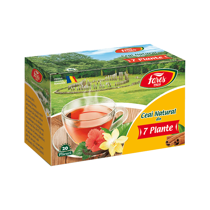 Ceai natural 7 plante x 20 pl