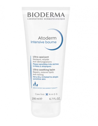 Atoderm intensive balsam restructurant si calmant pentru piele atopica, 200 ml, Bioderma