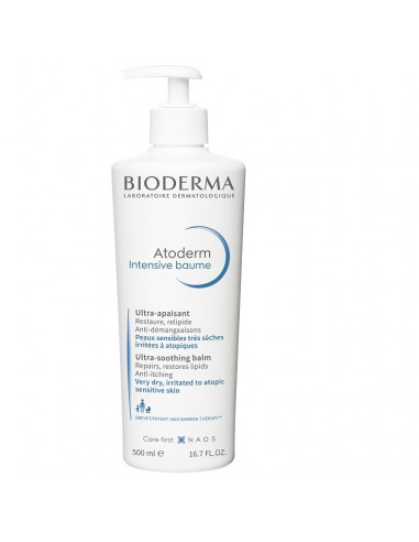 Atoderm intensive balsam restructurant si calmant pentru piele atopica, 500 ml, Bioderma