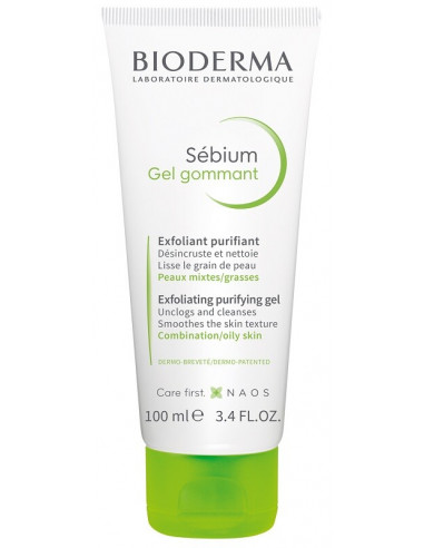 Sebium gel exfoliant, 100ml, Bioderma