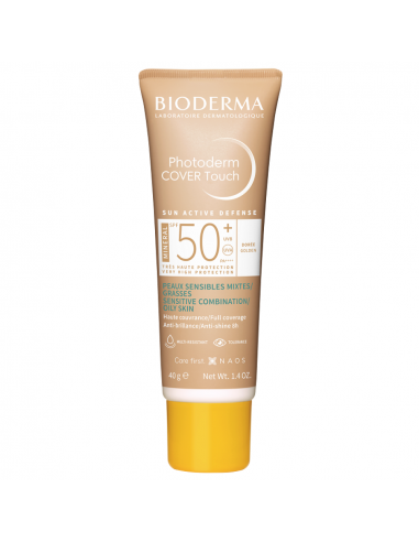 Photoderm Cover Touch auriu SPF50, 40 g, Bioderma