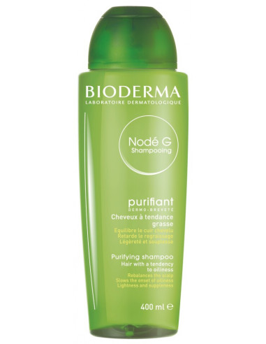 Node G sampon purifiant pentru par gras, 400 ml, Bioderma