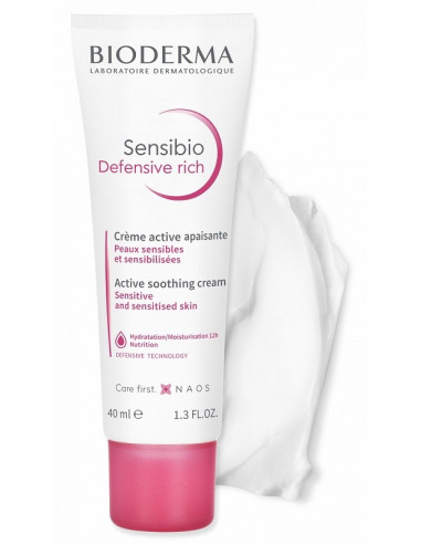 Sensibio defensive rich crema calmanta, 40ml, Bioderma