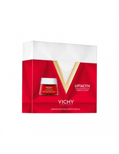 Vichy pachet liftactiv specialist crema de zi collagen, 50 ml, LA ROCHE-POSAY LABORAT FRANCE