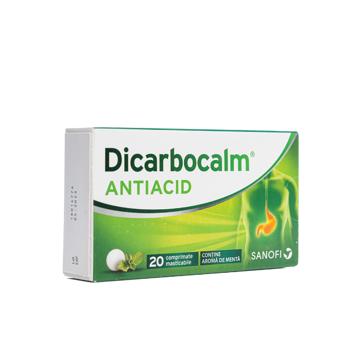 Dicarbocalm x 20 cpr, Sanofi Romania S.R.L. - Romania