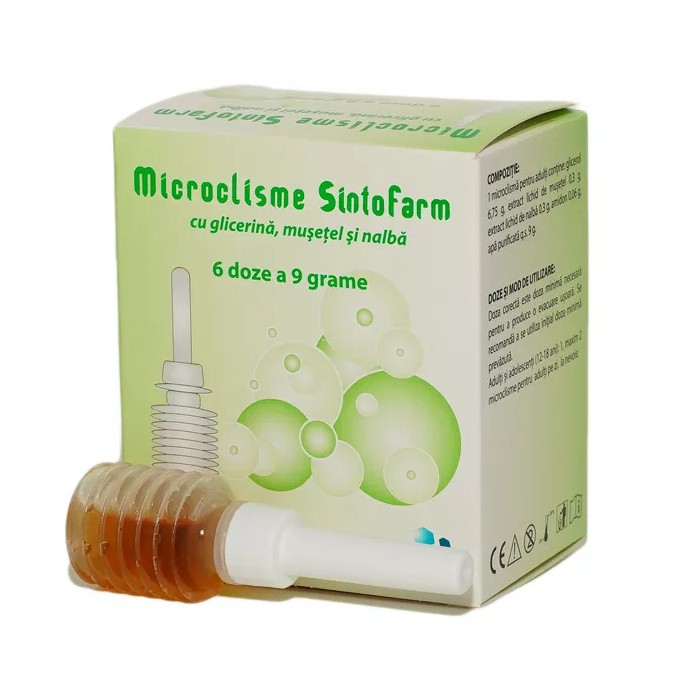 Microclisme 9g adult, 6buc, Sintofarm