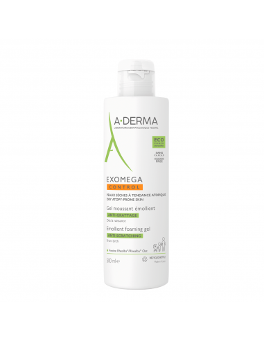 A-Derma Exomega control gel spumant, 500 ml, LAB. PIERRE FABRE FRANTA