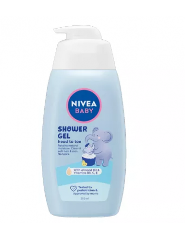 Nivea baby gel de dus bed time, 200 ml, BEIERSDORF MEDICAL