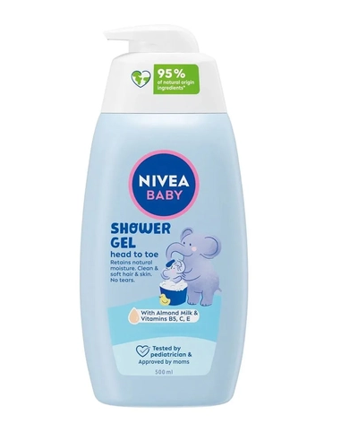 Nivea baby gel de dus par si corp, 500 ml, BEIERSDORF MEDICAL