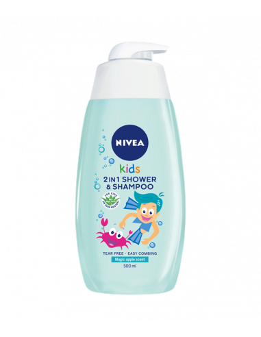 Nivea baby sampon par si corp kids magic apple, 500 ml, BEIERSDORF MEDICAL