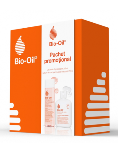 Bio-Oil ulei pt ingrijirea pielii, 200 ml +Bio-Oil lotiune de corp, 175 ml, UNION SWISS