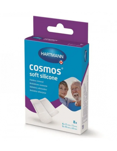 Cosmos soft silicone plasturi, 8 bucati, PAUL HARTMANN AG