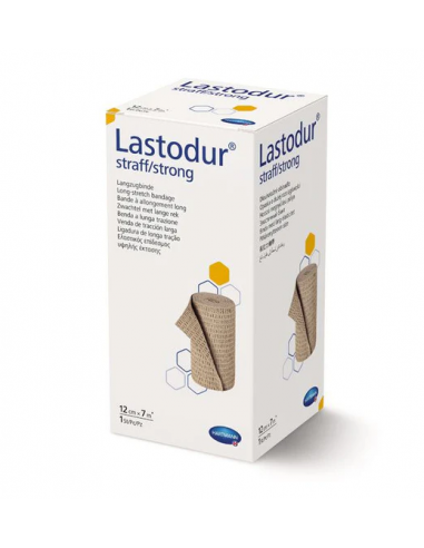 Lastodur 12cm x 7m fasa elastica pentru compresie puternica culoare maro, o bucata, PAUL HARTMANN AG