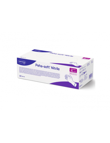 Peha-soft nitrile manusi nepudrate albastre marime XL, 90 bucati, PAUL HARTMANN AG