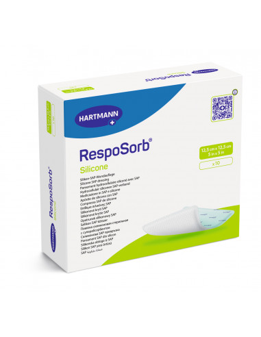 Resposorb silicone 10x20cm pansament superabsorbant, 10 bucati, PAUL HARTMANN AG