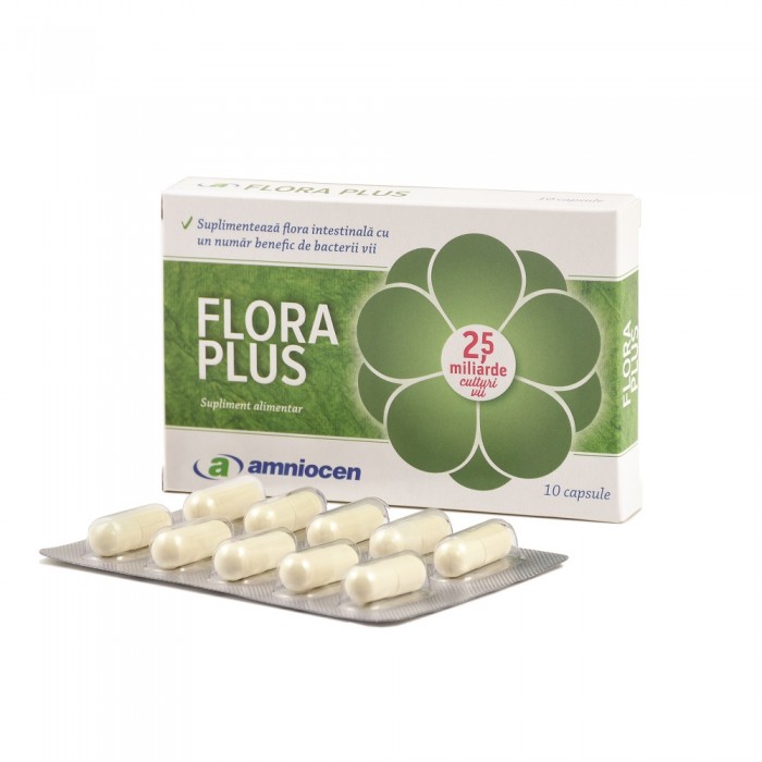 Flora plus x 10 cpr