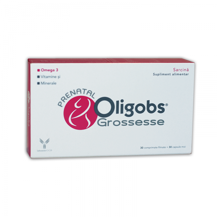 Oligobs Prenatal, 60 comprimate, Euromedex