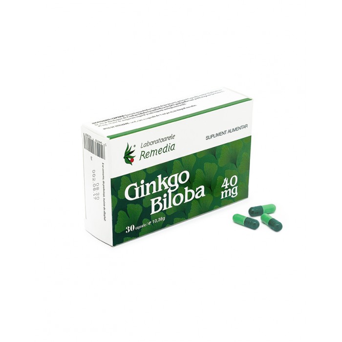 Gingko biloba 40 mg x 30 cpr
