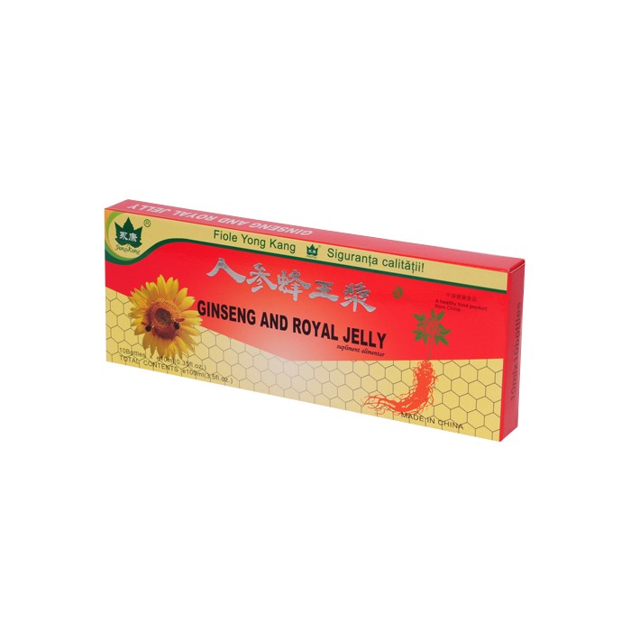 GinsengRoyal Jelly, 10 fiole, Yong-Kang