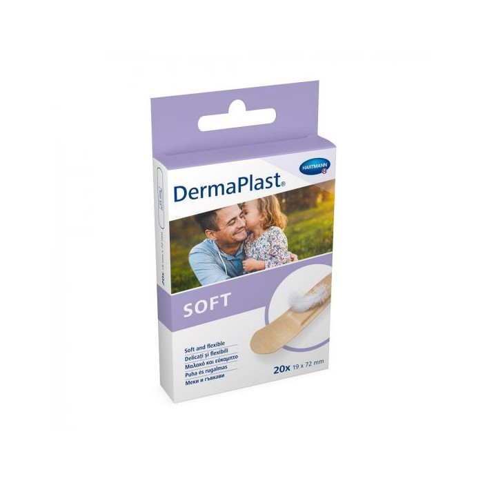 Dermaplast soft 19 x 72 mm x 20 buc