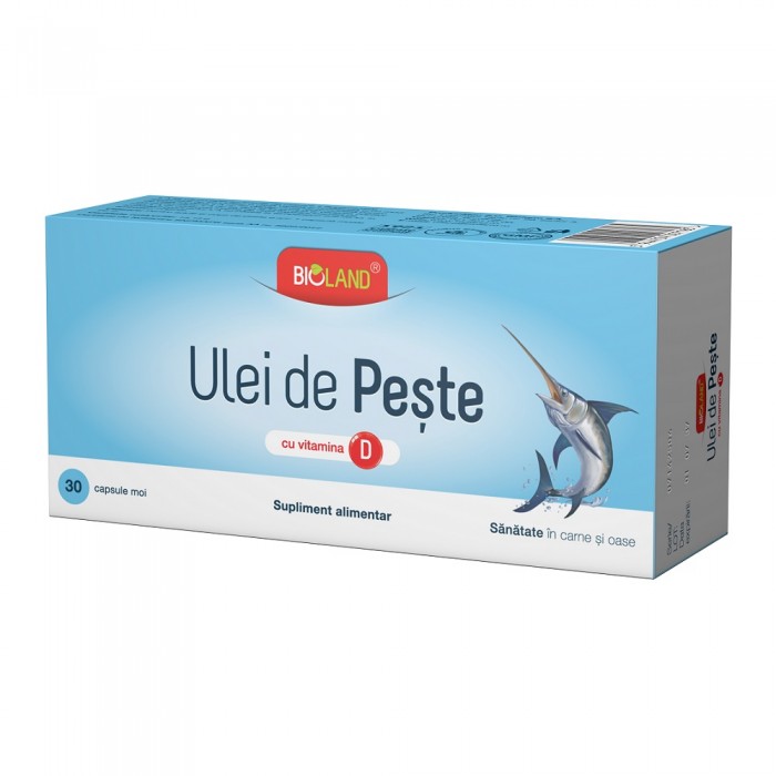 Ulei de peste  D2 200UI x 30cps moi