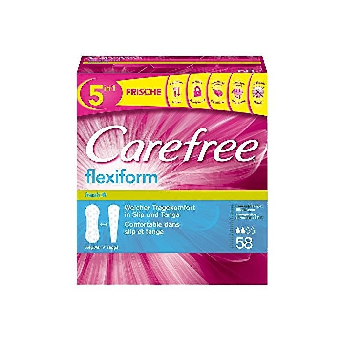 Carefree flexiform, 58 bucati, Procter&Gamble