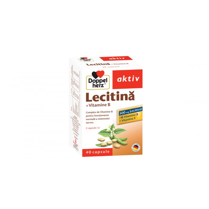 Aktiv Lecitina x5 00mg  vit B,E x 40cp, Doppelherz