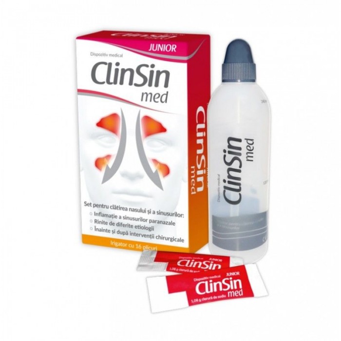 Clinsin Med Junior Set Irigator16 Plic, Zdrovit