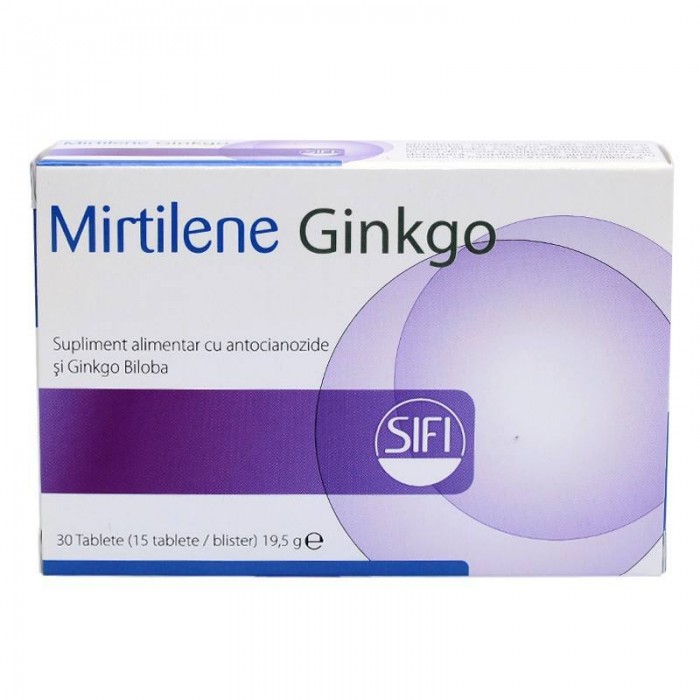 Mirtilene Ginkgo, 30 comprimate, Sifi Italia