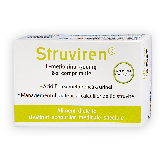 Struviren 500mg x 60cp 14benzi PH