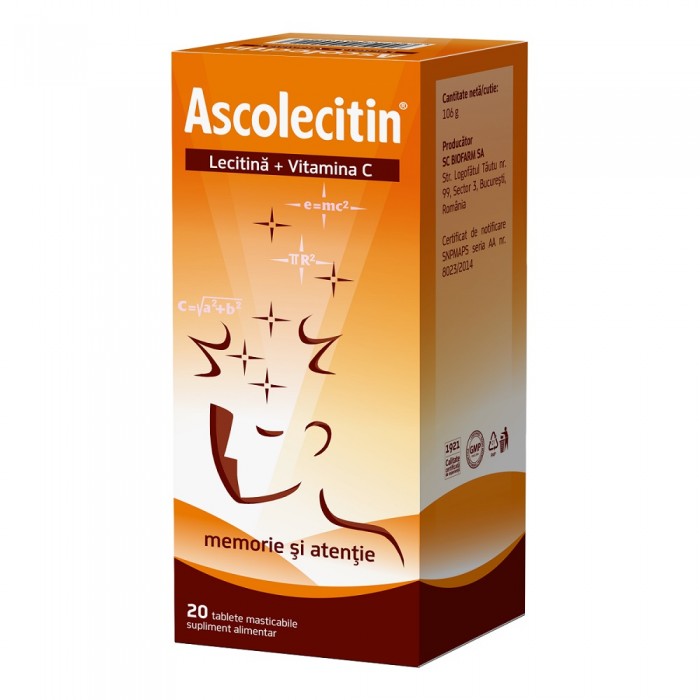 Ascolecitina x 20 cpr
