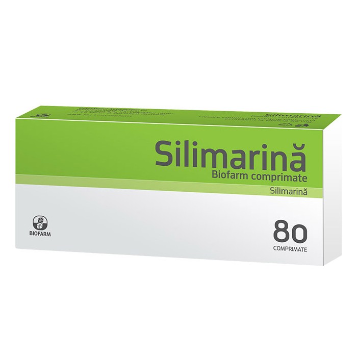 Silimarina 35mg x 80cp, Biofarm Sa Romania
