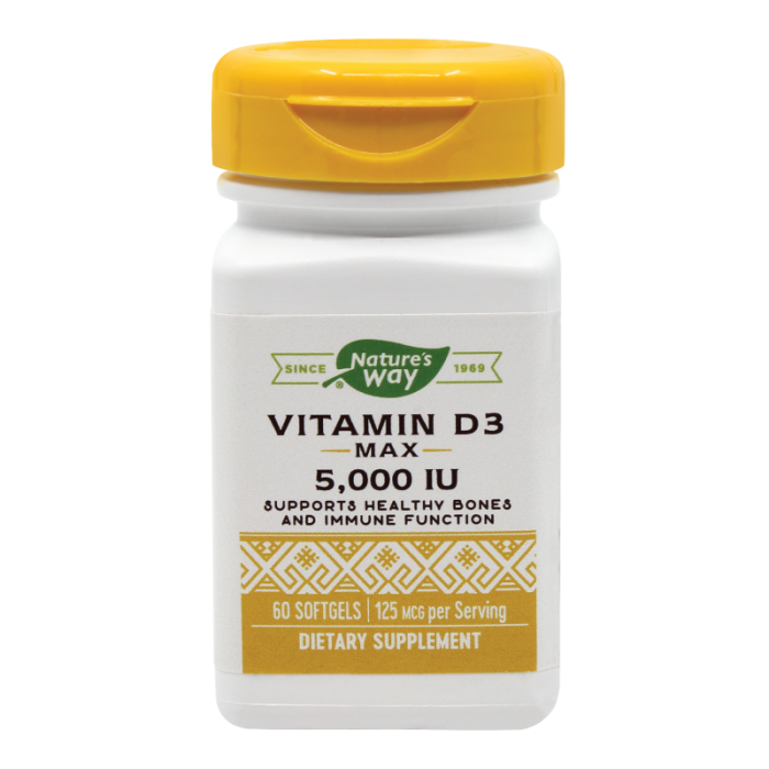 Vitamina D3 5000ui (adulti) x60cps moi