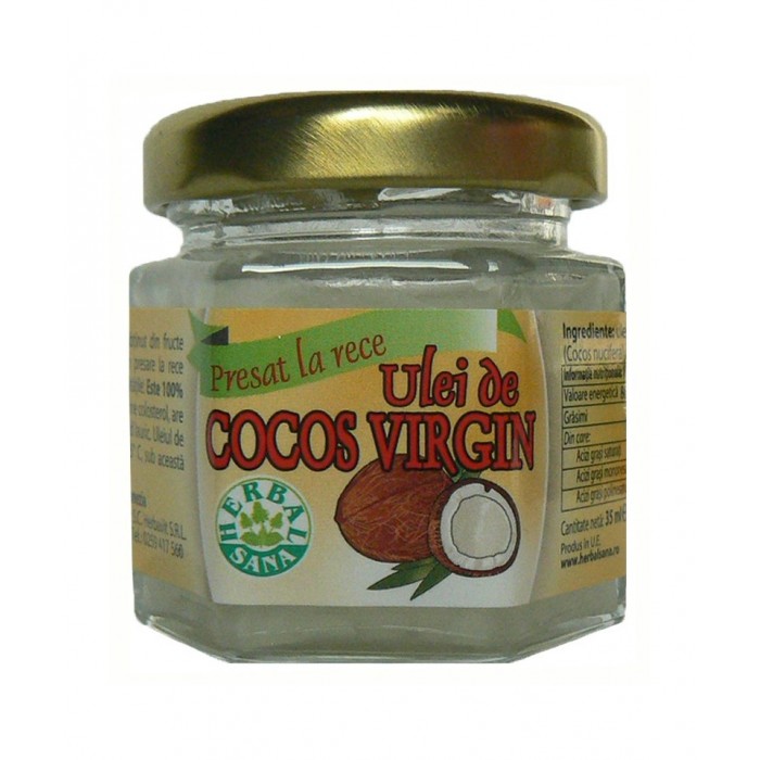Ulei de cocos, 35 ml, Herbavit