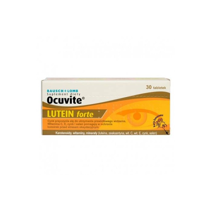 Ocuvite Lutein Forte, 30 comprimate, Bauch Health Ireland Limited