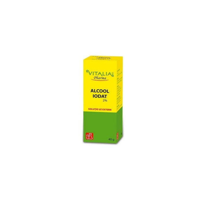 Alcool iodat 2% x40gr, Vitalia