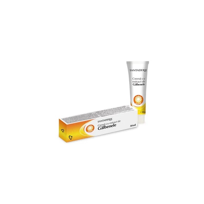 Santaderm crema cu galbenele x 50 ml, Vitalia