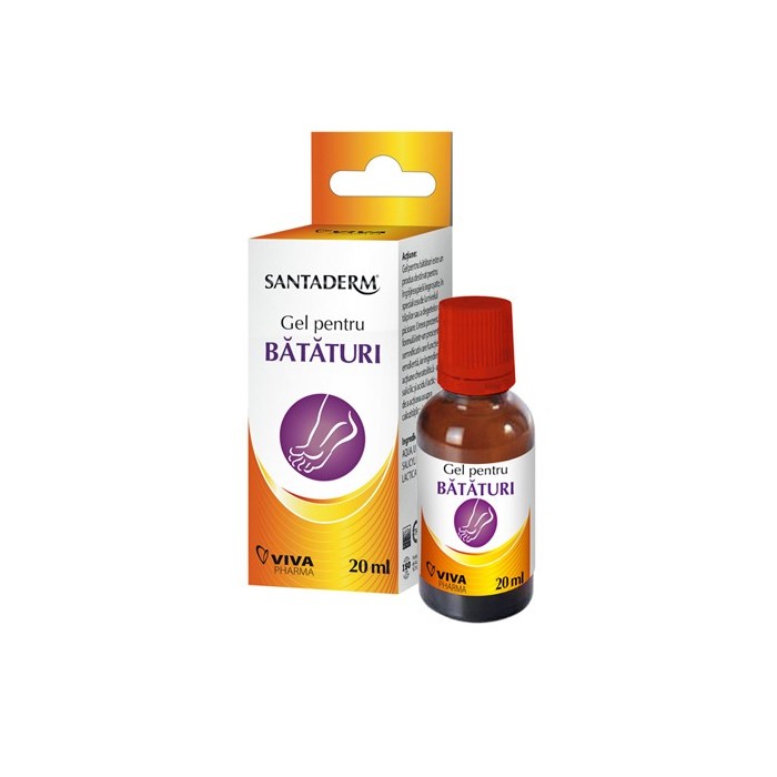 Santaderm gel pentru bataturi, 20 ml, Vitalia