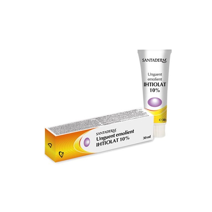 Santaderm unguent emolient ihtiolat, 30 ml, Vitalia