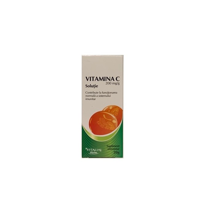 Vitamina C solutie x 20g, Vitalia