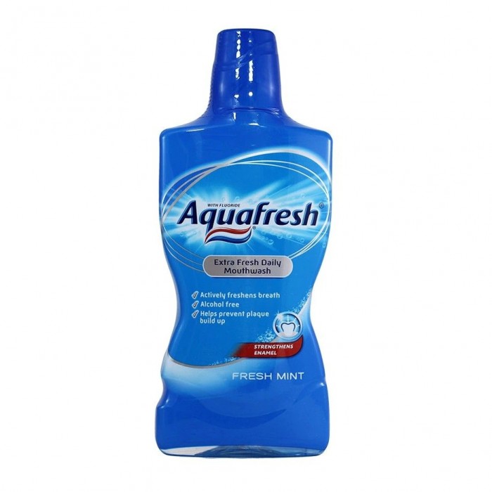 Aquafresh apa de gura fresh & minty x500ml fara alcool