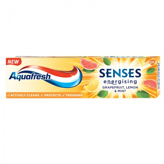 Aquafresh pasta dinti senses grapefruit x75ml