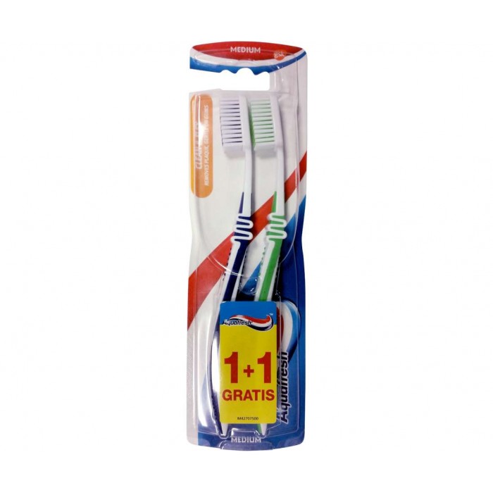 Aquafresh perie dinti clean&flex twin new