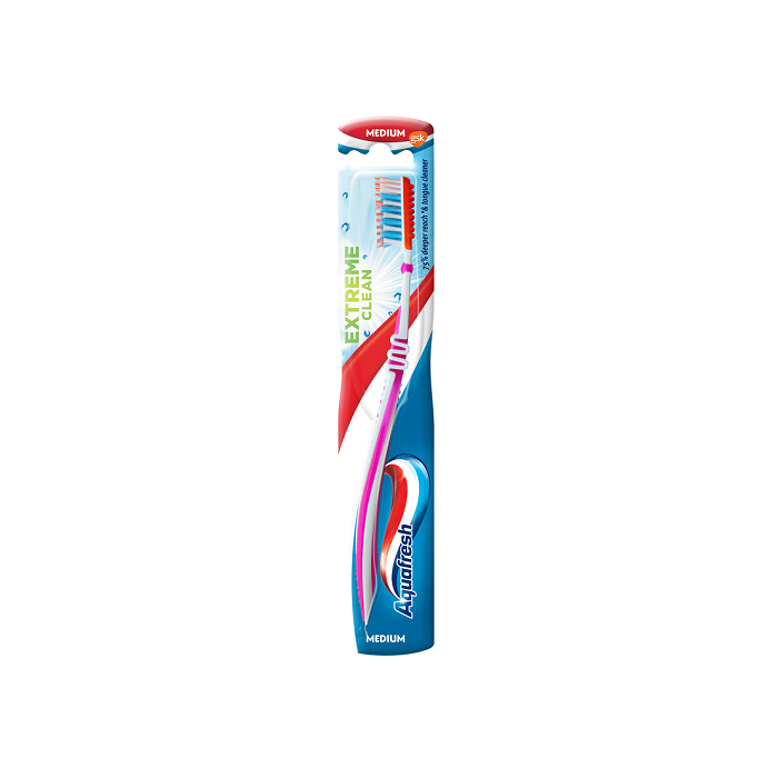 Aquafresh perie dinti extreme clean medium