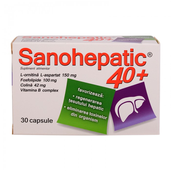 Sanohepatic 40, 30 cps, Zdrovit